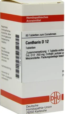 Dhu Cantharis D12 80 Tabletten
