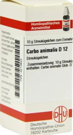 Dhu Carbo Animalis D12 Globuli