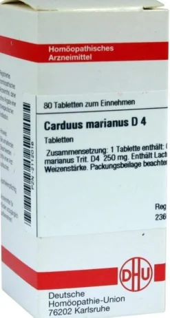 Dhu Carduus Marianus D4 80 Tabletten