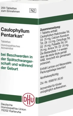 Dhu Caulophyllum Pentarkan Tabletten
