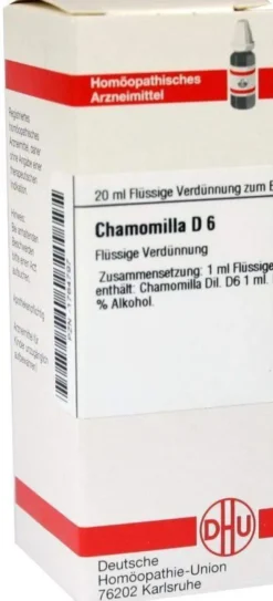 Dhu Chamomilla D6 20 ml Dilution