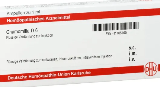 Dhu Chamomilla D6 8 X 1 ml Ampullen