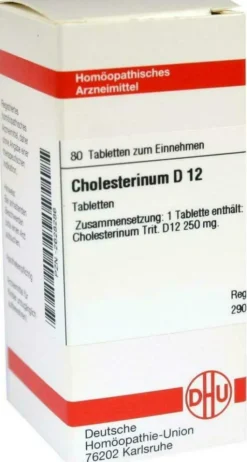 Dhu Cholesterinum D12 Tabletten 80 Tabletten