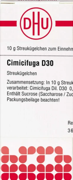 Dhu Cimicifuga D30 Globuli