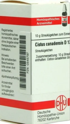 Dhu Cistus Canadensis D12 10 G Globuli