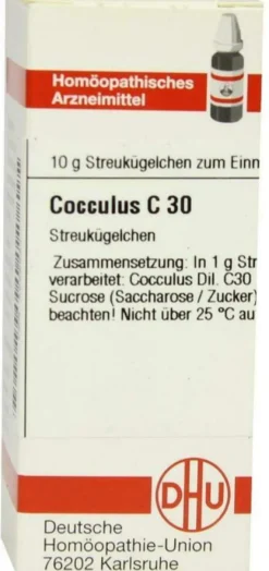 Dhu Cocculus C30 10 G Globuli