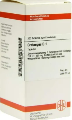 Dhu Crataegus D1 200 Tabletten