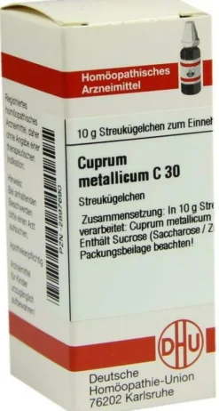 Dhu Cuprum Metallicum C30 Globuli