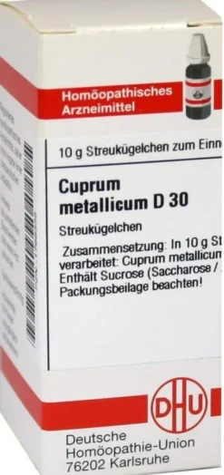 Dhu Cuprum Metallicum D30 10 G Globuli