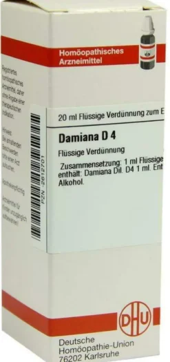 Dhu Damiana D4 20 ml Dilution