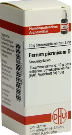Dhu Ferrum Picrinicum D12 10 G Globuli
