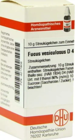 Dhu Fucus Vesiculosus D4 10 G Globuli