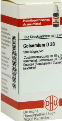 Dhu Gelsemium D30 10 G Globuli