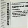 Dhu Hepar Sulfuris C1000 Globuli
