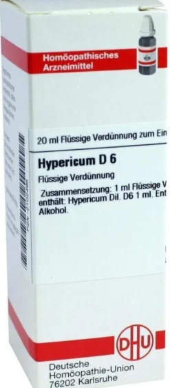 Dhu Hypericum D6 Dilution 20 ml