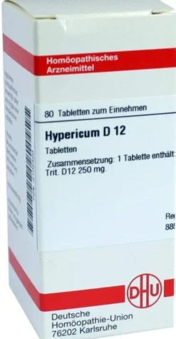 Dhu Hypericum D12 80 Tabletten