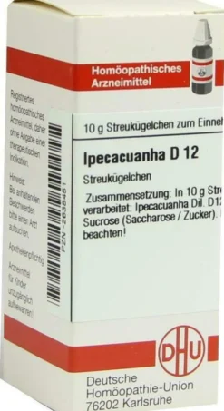 Dhu Ipecacuanha D12 Globuli