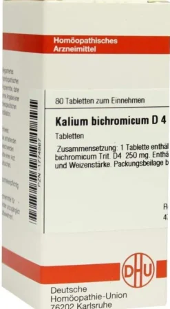 Dhu Kalium Bichromicum D4 80 Tabletten