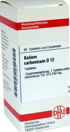 Dhu Kalium Carbonicum D12 80 Tabletten