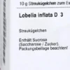 Dhu Lobelia Inflata D3 Globuli 10 G