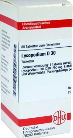 Dhu Lycopodium D30 80 Tabletten