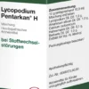 Dhu Lycopodium Pentarkan H Dilution