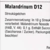 Dhu Malandrinum D12 Globuli 10 G