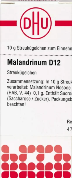 Dhu Malandrinum D12 Globuli 10 G