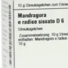 Dhu Mandragora E Radice Siccato D6 Globuli