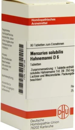 Dhu Mercurius Solubilis Hahnemanni D6 80 Tabletten