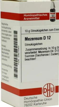 Dhu Mezereum D12 10 G Globuli