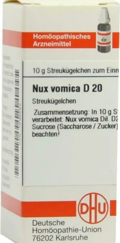 Dhu Nux Vomica D20 Globuli