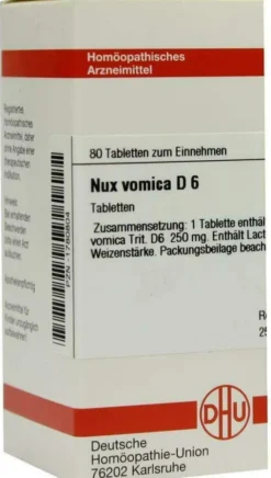 Dhu Nux Vomica D6 80 Tabletten