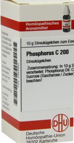 Dhu Phosphorus C200 10 G Globuli