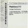 Dhu Phytolacca D3 Dilution