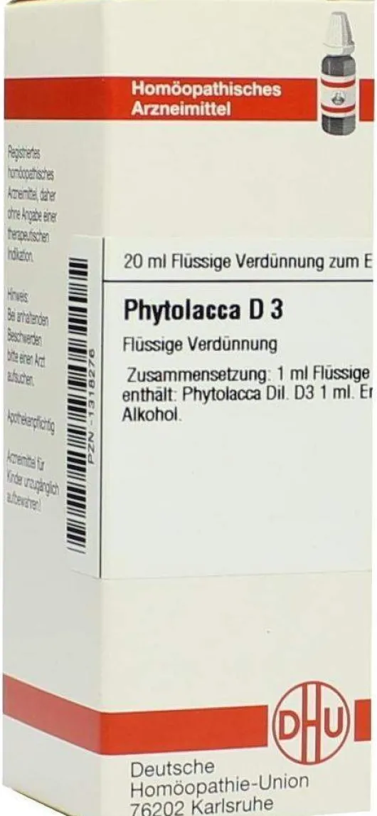 Dhu Phytolacca D3 Dilution