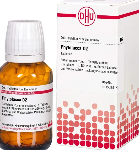 Dhu Phytolacca D2 200 Tabletten
