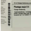 Dhu Plantago Major D6 Dilution