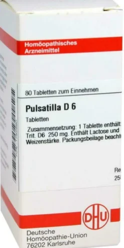 Dhu Pulsatilla D6 80 Tabletten