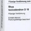 Dhu Rhus Toxicodendron D10 Dilution