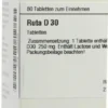 Dhu Ruta D30 Tabletten