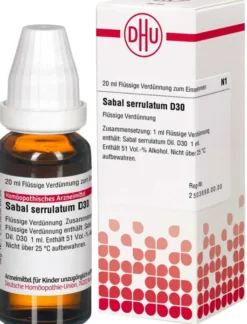 Dhu Sabal Serrulatum D30 Dilution