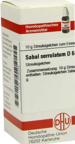Dhu Sabal Serrululatum D6 10 G Globuli