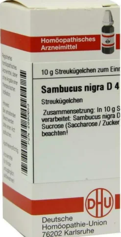 Dhu Sambucus Nigra D4 10 G Globuli