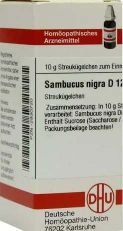 Dhu Sambucus Nigra D12 10 G Globuli