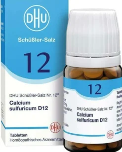 Dhu Schüßler-Salz Nr. 12 Calcium Sulfuricum D12 80 Tabletten