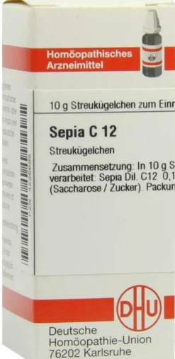 Dhu Sepia C12 10 G Globuli