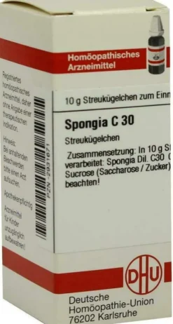 Dhu Spongia C30 10 G Globuli