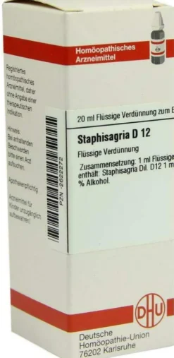 Dhu Staphisagria D12 20 ml Dilution