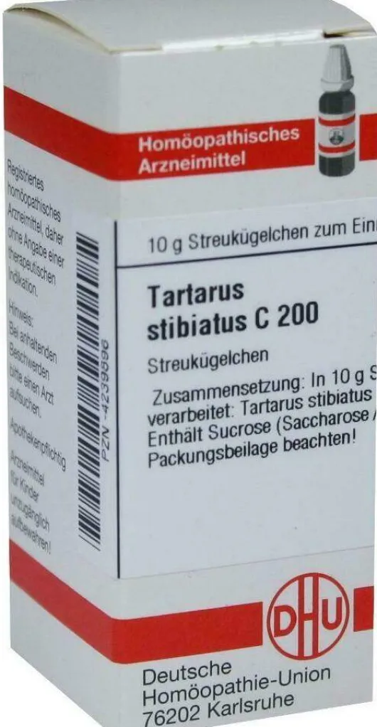 Dhu Tartarus Stibiatus C200 10 G Globuli